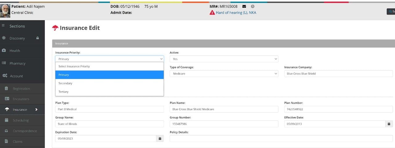 Medical Billing Example 1