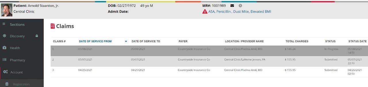 Medical Billing Example 2