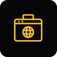 business technology and technological applications icon