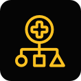 classifying medical data icon