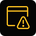 digital crime evidence and procedure icon