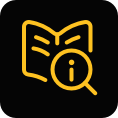 evaluate information icon