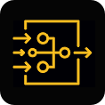 information technology and networking icon