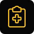 managed care and health insurance icon