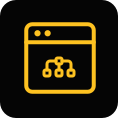 web architecture icon