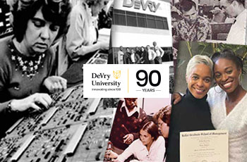 DeVry University 90th anniversary media kit