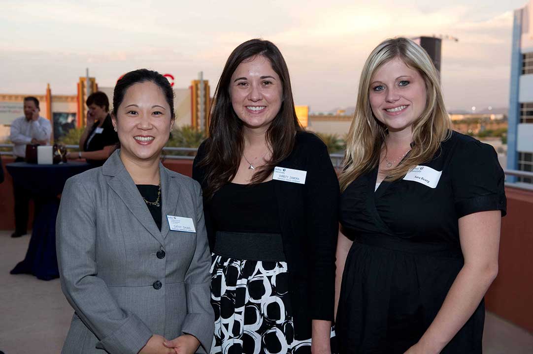 DeVry Glendale Admissions Advisor Cathy Chung and Campus Operations Support Coordinators Christy Zamora and Sara Bearg