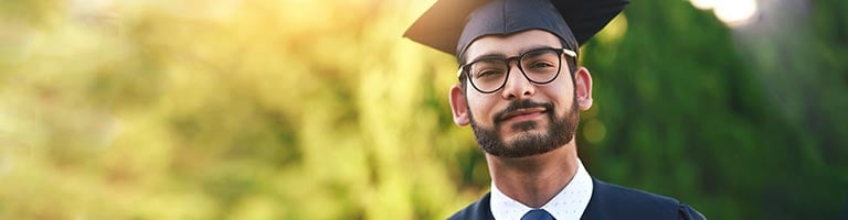 A guy on his convocation.